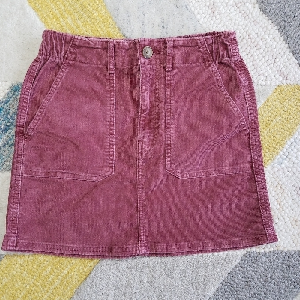 American Eagle Corduroy Skirt Super Stretch Size 0